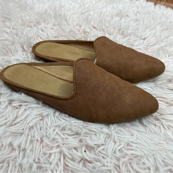 SUN + STONE Ninna Mules size 5.5 Tan color - Picture 2 of 11